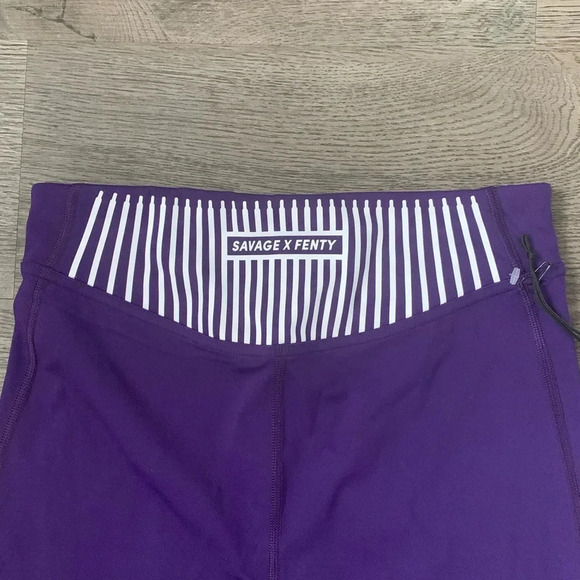 Savage‎ X Fenty Xccentuate High-Waist Leggings Size S - That’s Deep Purple - NWT - Picture 9 of 13
